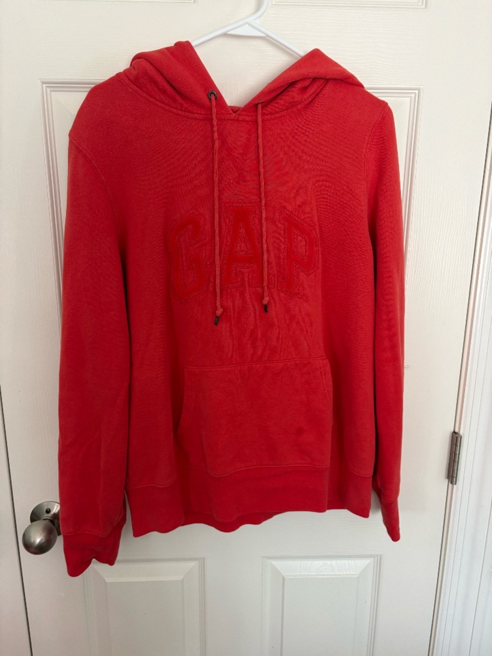 GAP Orange/Red Oversized Hoodie, Size: L